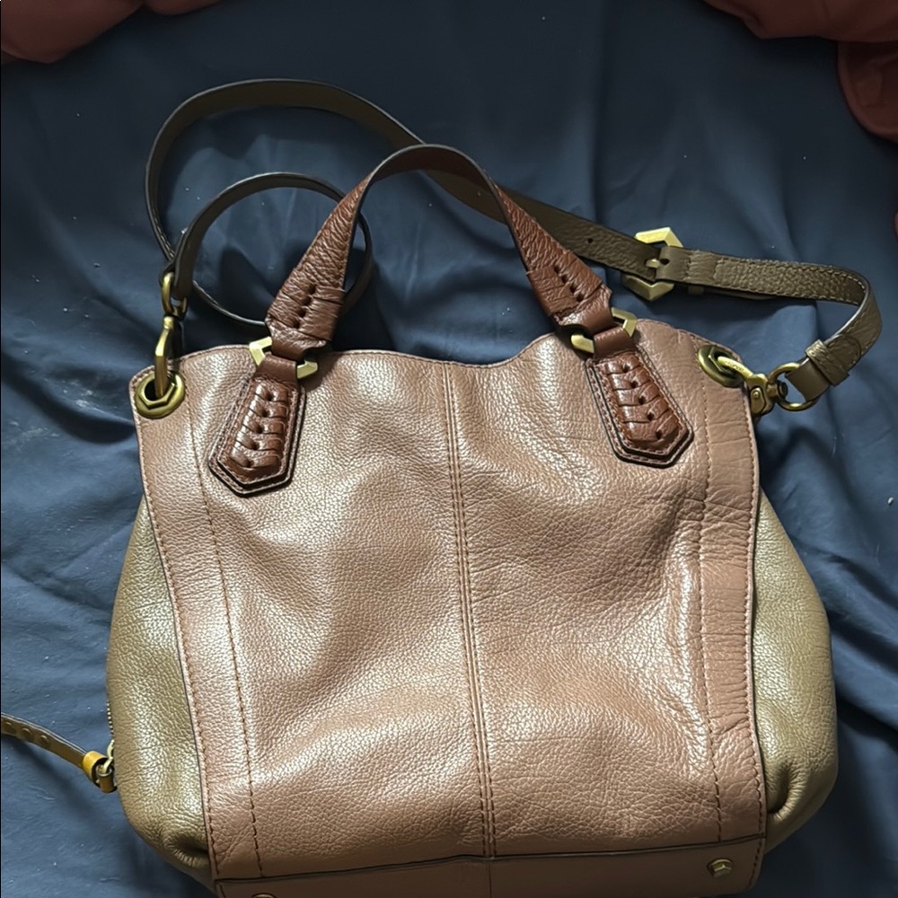 Multi color cross body bag